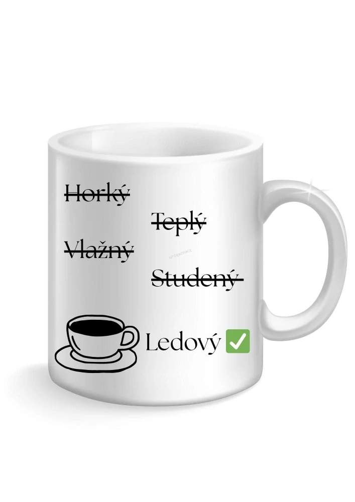 Keramický hrnek - Ledový kafe