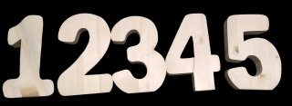 Set čísel 1-5 - typ Acan 25,5cm