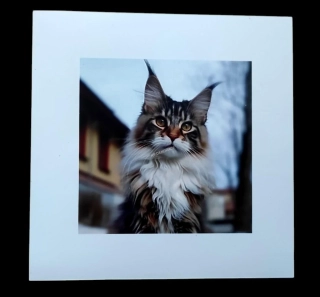Magnetka z fotografie na přání - 15x15cm bílý okraj cca 2,5cm
