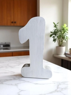Číslo 1 - typ Čiko 25,5cm - bílé