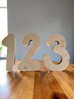 Čísla 1,2,3 - typ Amy 16,5cm 