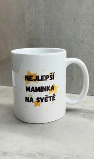 Hrnek Nejlepší maminka na světě - bílý keramický hrnek 330 ml