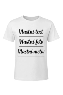 Triko dámské bílé - vlastní potisk