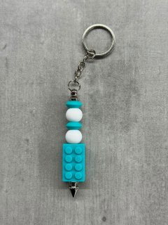 Přívěsek na klíče - lego kostka